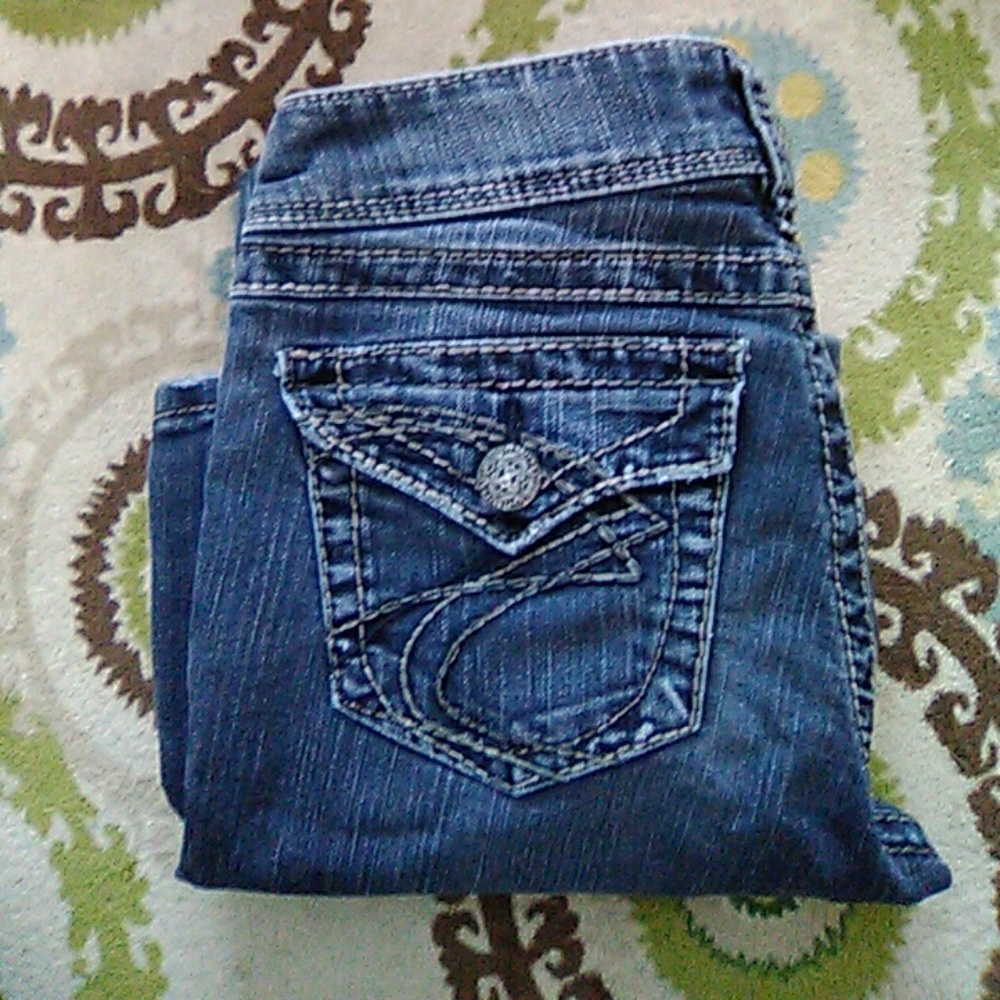 Silver jeans